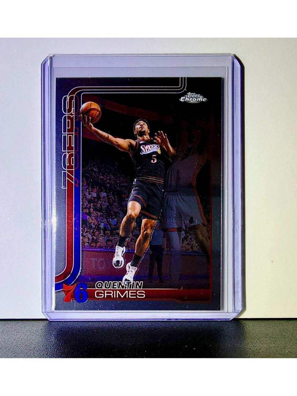 Quentin Grimes 2025-26 NBA Topps Chrome Update #137 Basketball Card 76ers